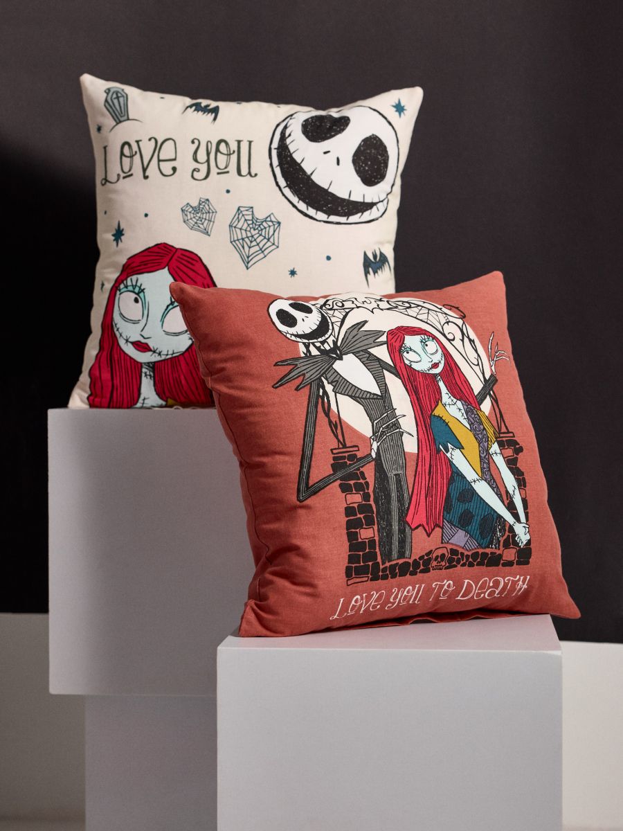 Bawełniane poszewki na poduszki 2 pack Nightmare Before Christmas - wielobarwny - SINSAY